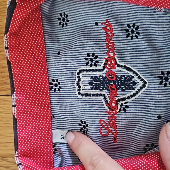 Luchiano Visconti Mens 'My Favorite Shirt' Mix Pattern Buttondown Shirt XL - Picture 2 of 5